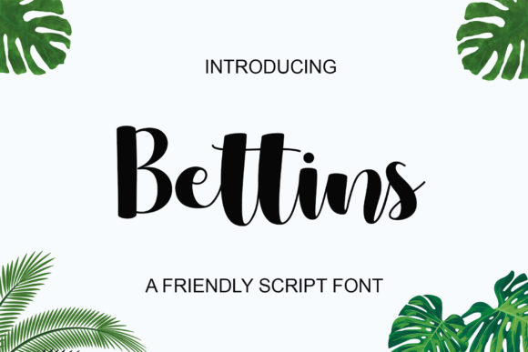 Bettins Font Poster 1