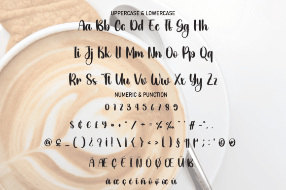 Beverage Font Poster 7