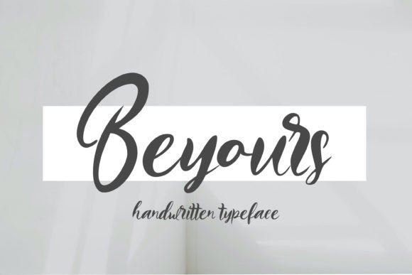 Beyours Font Poster 1
