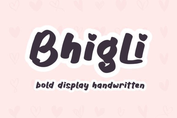 Bhigli Font Poster 1