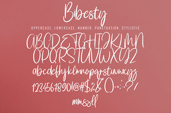 Bibesty Font Poster 10