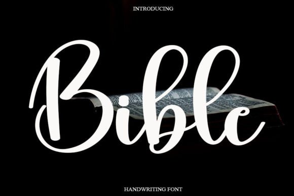 Bible Font Poster 1