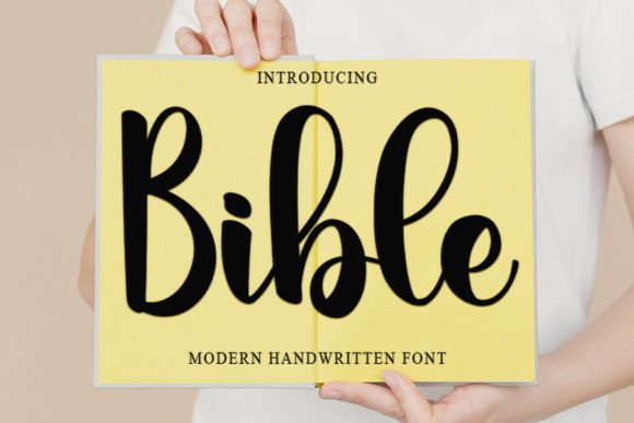 Bible Font Poster 1