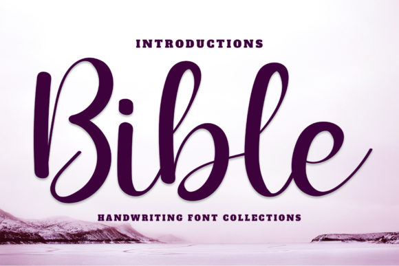 Bible Font Poster 1