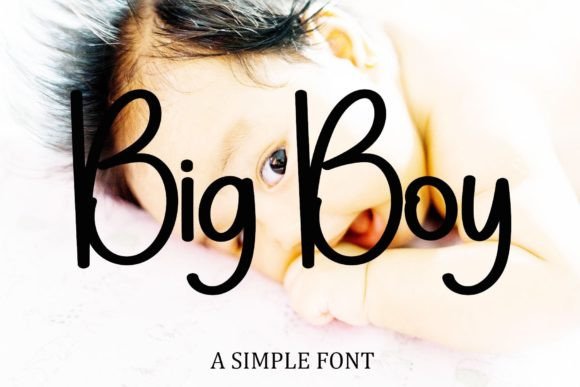 Big Boy Font Poster 1