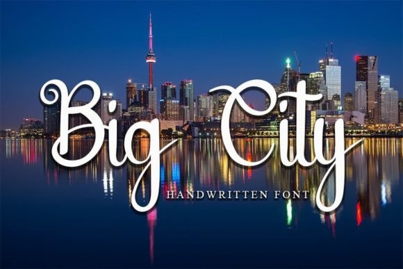 Big City Font Poster 1