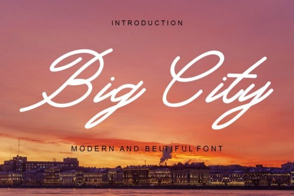 Big City Font Poster 1