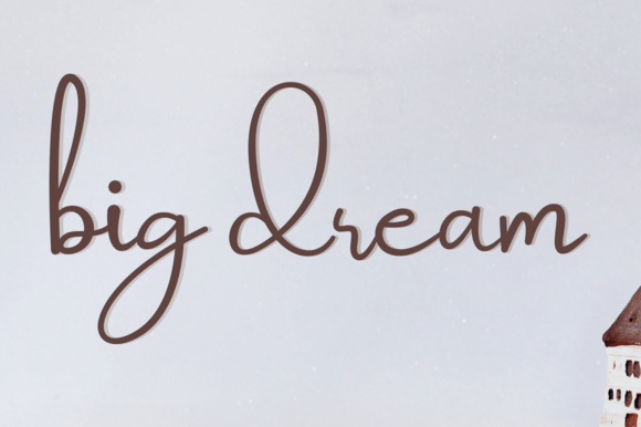 Big Dream Font Poster 1