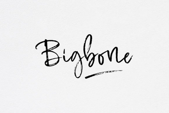 Bigbone Font Poster 1