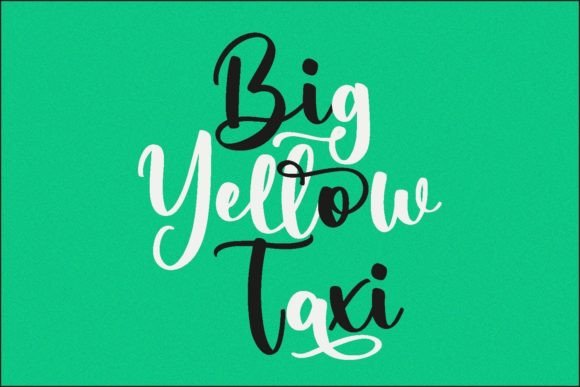 Bigcloud Font Poster 3