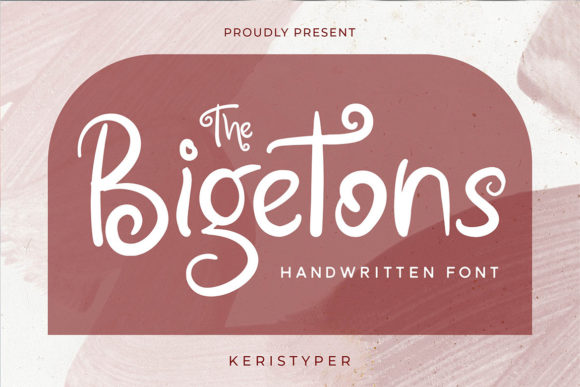 Bigetons Font Poster 1