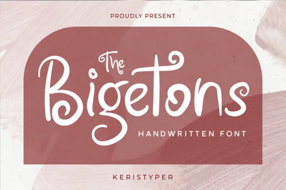 Bigetons Font Bigetons Font Poster 1