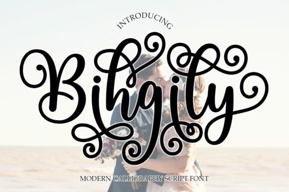 Bihgily Font Poster 1