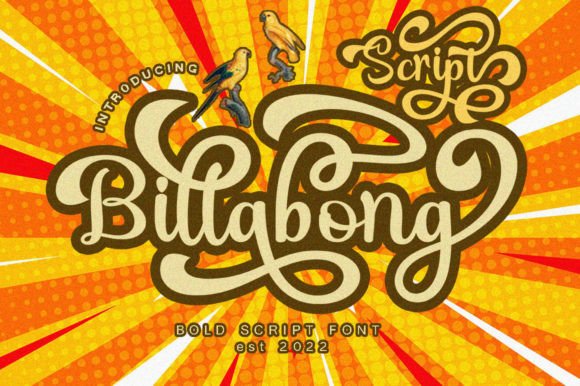 Billabong Font Poster 1