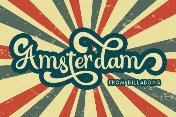 Billabong Font Poster 3