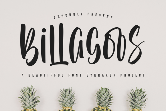 Billagoos Font Billagoos Font Poster 1