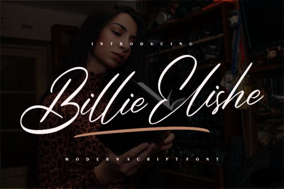 Billie Elishe Font Poster 1