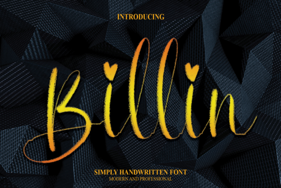 Billin Font Poster 1