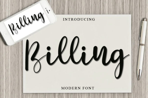 Billing Font