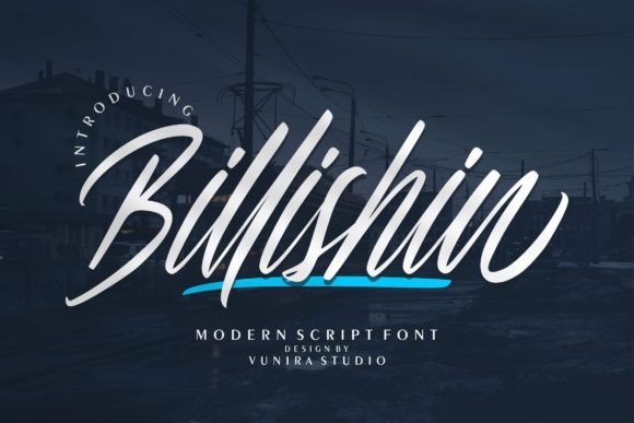 Billishin Font Poster 1