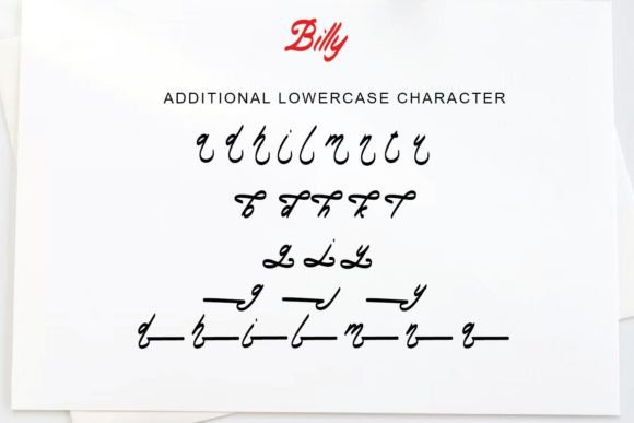 Billy Font Poster 6