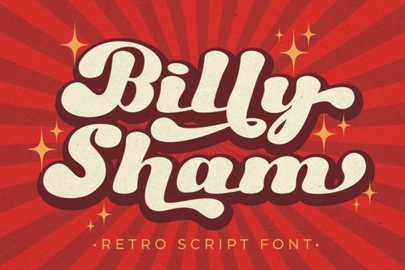 Billy Sham Font Poster 1