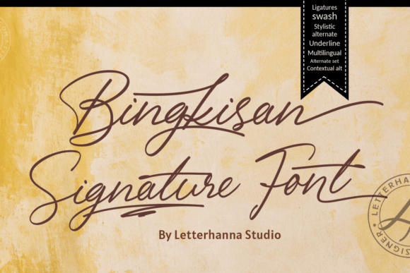 Bingkisan Font Poster 1