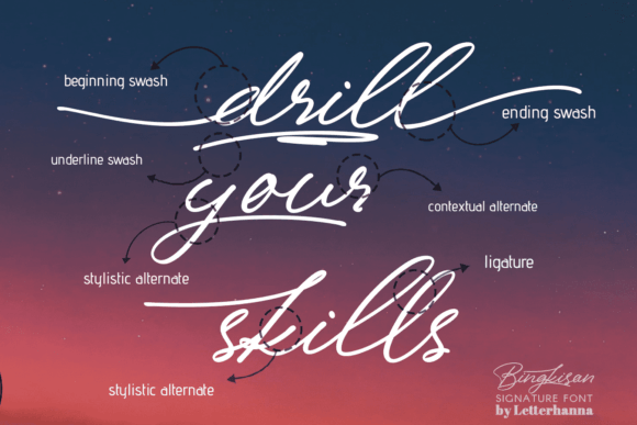 Bingkisan Font Poster 9