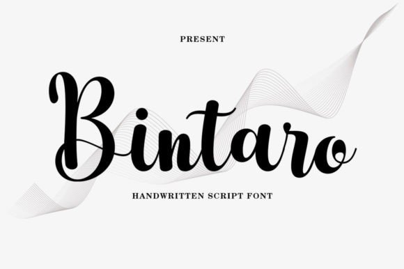 Bintaro Font Poster 1