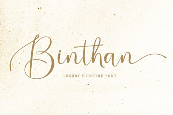 Binthan Font Poster 1