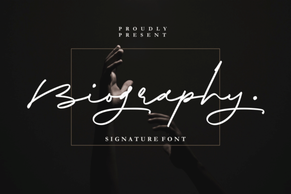Biography Font Poster 1