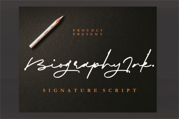 Biography Ink Font