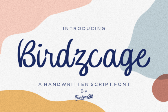 Birdzcage Font Poster 1