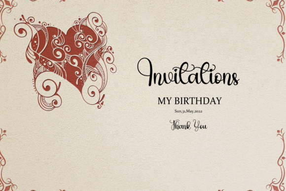 Birthay Font Poster 2