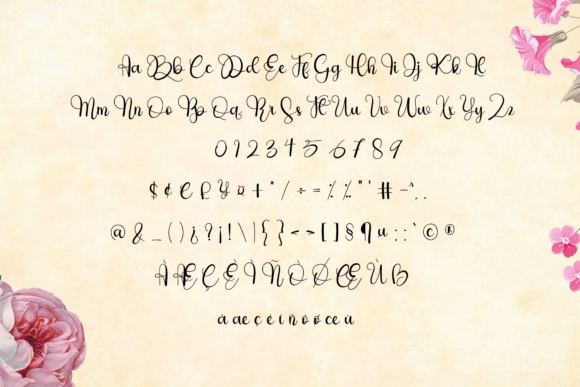 Birthay Font Poster 4