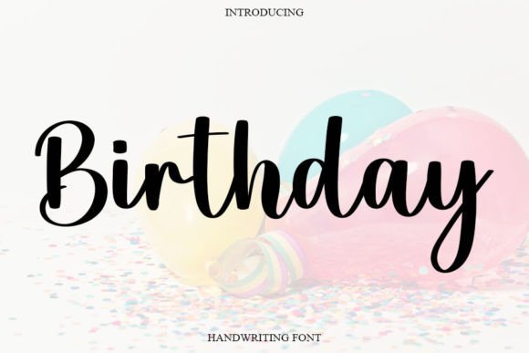 Birthday Font