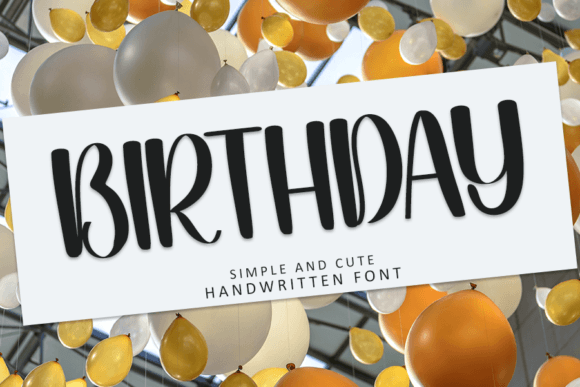 Birthday Font