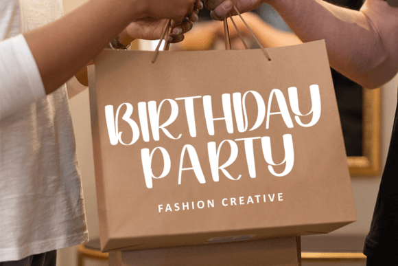 Birthday Font Poster 6