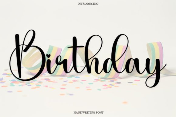 Birthday Font Poster 1