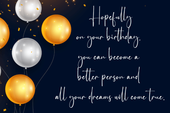 Birthday Font Poster 2