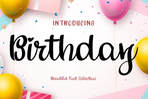 Birthday Font