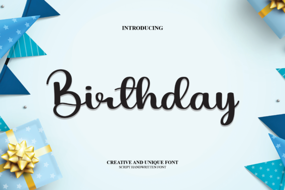 Birthday Font