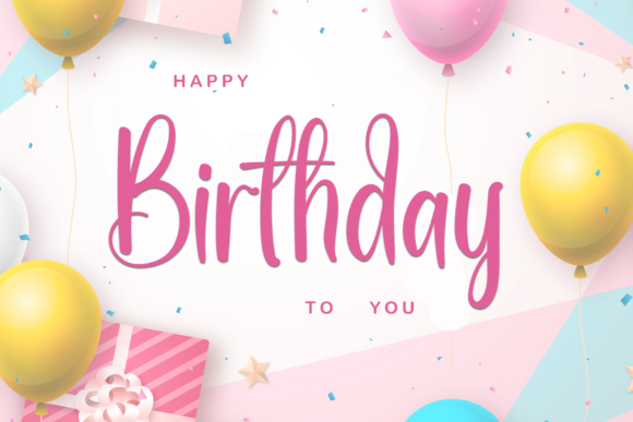 Birthday Font