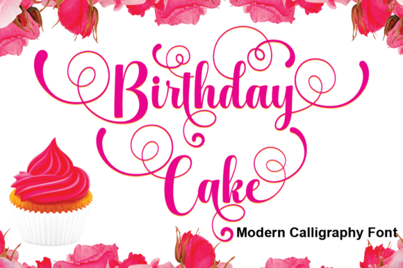 Birthday Cake Font