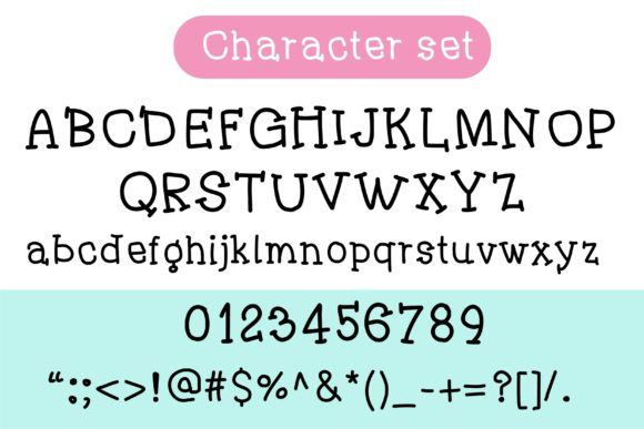 Birthday Party Font Poster 2