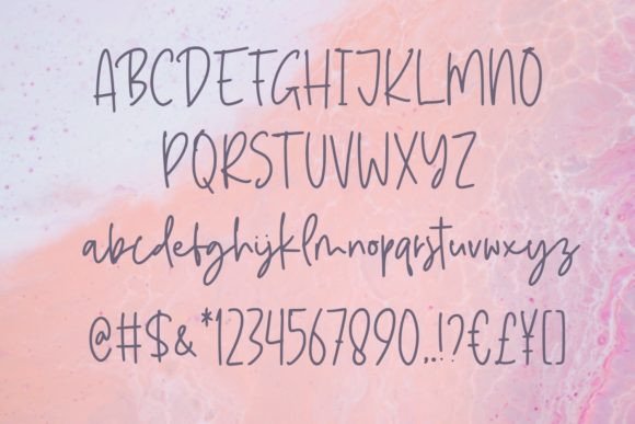 Birthink Font Poster 3