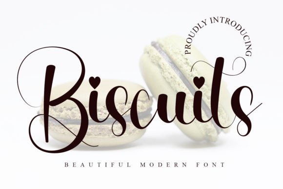 Biscuits Font Poster 1