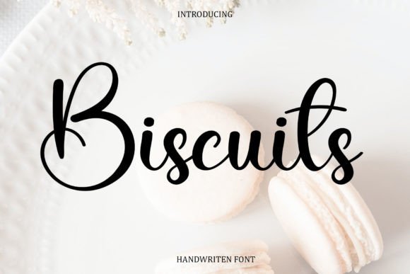 Biscuits Font Poster 1