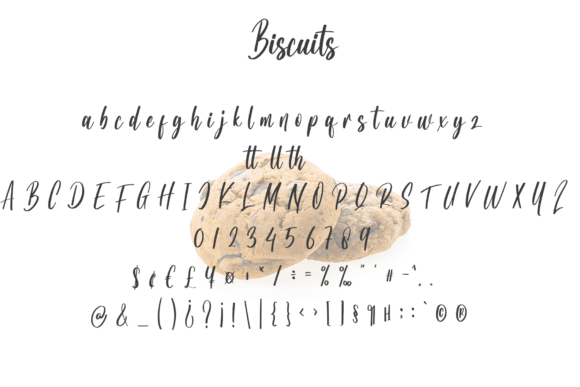 Biscuits Font Poster 6