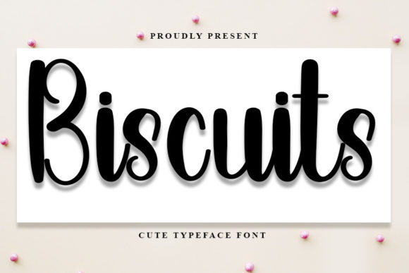 Biscuits Font Poster 1